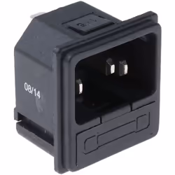 Type de connecteur IEC = C14 Type de montage = Montage rapide Genre = Mâle Courant = 10A Orientation du corps = Droit Type de ...