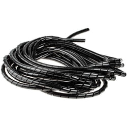 Gaine de câble spiralée Rs Pro 9mm 12mm, en Polyéthylène Noir