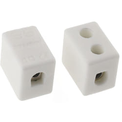 Bornier de raccordement RS PRO, 1 Pôle pôles , A visser, 4mm², 5 32A ( Prix pour Paquet de 10 )