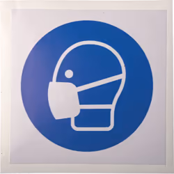 Langage du texte = Aucun Pictogramme = Masque obligatoire Matériau = Vinyle Couleur = Bleu/Blanc Quantité par paquet = 1 Haut ...