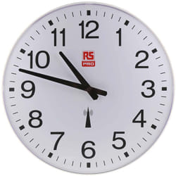 Rs Pro - Horloge Analogique Murale radio-pilotée ø 420mm, incassable ( Prix pour 1 )