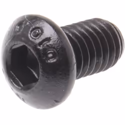 Taille de filetage = M6 Longueur = 10mm Forme de tête = Vis bombée à tête creuse hexagonale Standard DIN = ISO 7380 Matériau  ...