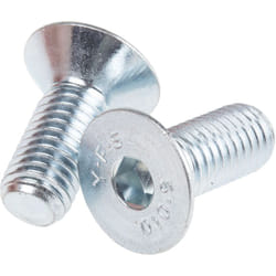 Rs Pro - Vis à six pans creux, M10 x 25mm, tête Vis fraisée à tête creuse hexagonale, en Acier ( Prix pour Sachet de 50 )