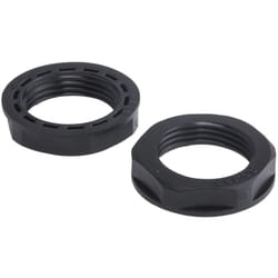 Ecrou pour presse étoupe Rs Pro Noir, Nylon 66, Filetage: PG13.5, IP68 ( Prix pour Paquet de 25 )