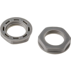 Rs Pro - Ecrou pour presse étoupe Gris, Nylon 66, Filetage: M16, IP68 ( Prix pour Paquet de 25 )
