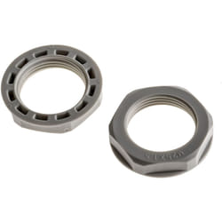 Rs Pro - Ecrou pour presse étoupe Gris, Nylon 66, Filetage: M25, IP68 ( Prix pour Paquet de 25 )