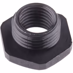 Type = Réducteur Filetage interne = M12 x 1.5 Filetage extérieur = M16 x 1.5 Matériau = Nylon 66 Couleur = Noir Filetage = M1 ...