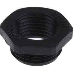 Rs Pro - Adaptateur de filetage Noir, M20 M16 ( Prix pour Paquet de 10 )