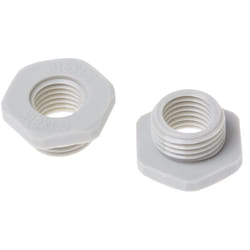 Rs Pro - Adaptateur de filetage Gris, M16 M12 ( Prix pour Paquet de 10 )
