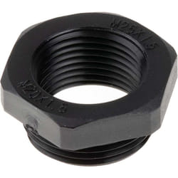 Rs Pro - Adaptateur de filetage Noir, M25 M20 ( Prix pour Paquet de 10 )