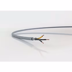 Nombre de conducteurs = 2 Section = 1,5 mm² Longueur = 50m Courant = 18 A Diamètre extérieur = 7.1mm Tension = 300/500 V Coul ...