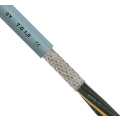 Rs Pro - Câble de contrôle cy, 5 x 0,5 mm² Blindé, c 50m ( Prix pour Bobine de 50 Mètres )