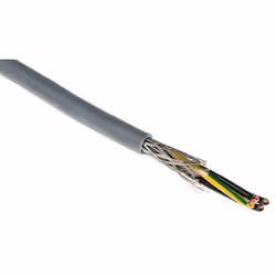 Nombre de conducteurs = 4 Section = 0,5 mm² Longueur = 50m Courant = 9 A Diamètre extérieur = 6.5mm Tension = 300/500 V Coule ...