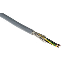 Rs Pro - Câble de contrôle cy, 4 x 0,5 mm² Blindé, c 50m ( Prix pour Bobine de 50 Mètres )