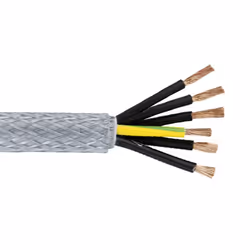 Nombre de conducteurs = 8 Section = 1 mm² Diamètre extérieur = 12.5mm Courant = 15 A Température minimum d'utilisation = -40° ...