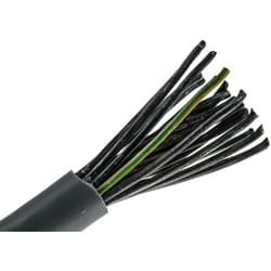 Câble de commande yy 25, x 0,5 mm², Chlorure de polyvinyle pvc Non blindé ( Prix pour Bobine de 50 Mètres )