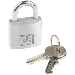Rs Pro - Cadenas de sécurité en Aluminium, ø anse 5mm ( Prix pour 1 )