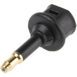 Rs Pro - Adaptateur pour fibre optique, Jack optique, Noir, Perte d'insertion = 2dB ( Prix pour 1 )