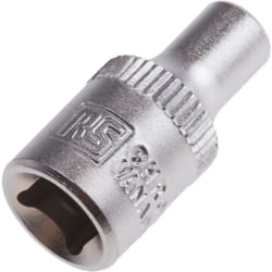 Rs Pro - Douille 4mm Hexagonal, entraînement 1/4'', Carré ( Prix pour 1 )