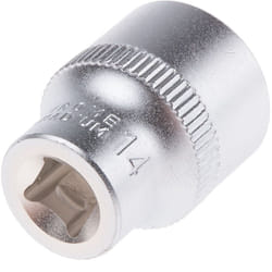 Rs Pro - Douille 14mm Hexagonal, entraînement 1/4'', Carré ( Prix pour 1 )