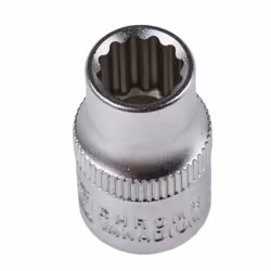 Taille d’écrou = 9mm Taille d'entraînement = 3/8" Type d'empreinte = Bi-Hexagone Type d'entraînement = Carré Finition = Sablé ...