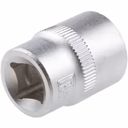 Taille d’écrou = 15mm Taille d'entraînement = 3/8" Type d'empreinte = Bi-Hexagone Type d'entraînement = Carré Finition = Sabl ...