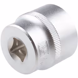 Taille d’écrou = 24mm Taille d'entraînement = 3/8" Type d'empreinte = Bi-Hexagone Type d'entraînement = Carré Finition = Sabl ...