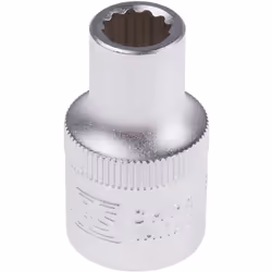 Taille d’écrou = 9mm Taille d'entraînement = 1/2" Type d'empreinte = Bi-Hexagone Type d'entraînement = Carré Finition = Sablé ...