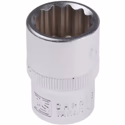 Taille d’écrou = 18mm Taille d'entraînement = 1/2" Type d'empreinte = Bi-Hexagone Type d'entraînement = Carré Finition = Sabl ...