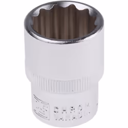 Taille d’écrou = 20mm Taille d'entraînement = 1/2" Type d'empreinte = Bi-Hexagone Type d'entraînement = Carré Finition = Sabl ...