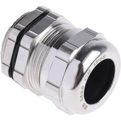Presse-étoupe M25 en Laiton nickelé pour câble de 10mm à 16mm, avec contre-écrous, IP68 ( Prix pour 1 )