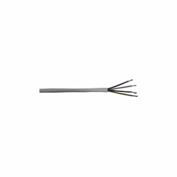 Nombre de conducteurs = 5 Section = 0,75 mm² Couleur de gaine = Blanc Longueur = 100m Tension = 500 V Diamètre extérieur = 7. ...