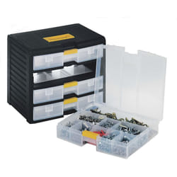 Unité de stockage 4 tiroirs Rs Pro en Plastique, 334mm x 391mm x 290mm ( Prix pour 1 )