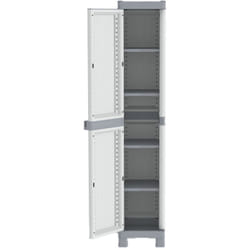 Rs Pro - Armoire de stockage 1 porte portes en pp à poser au sol, 1818 x 350 x 438mm ( Prix pour 1 )