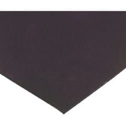 Rs Pro - Plaque caoutchouc Naturel noire, 1m x 600mm x 3mm ( Prix pour 1 )