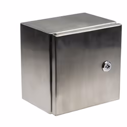 Hauteur externe = 200 mm Largeur externe = 150 mm Profondeur externe = 200mm Matériau du corps = Acier inoxydable 304 Porte t ...