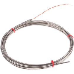 Rs Pro - Thermocouple type k ø 3mm, l 3m, +1100°C max à Câble ( Prix pour 1 )