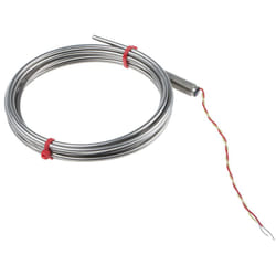 Rs Pro - Thermocouple type k ø 3mm, l 2m, +1100°C max à Câble ( Prix pour 1 )