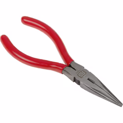 Type de pince = Pince à bec long Style de pointe = Droit Longueur hors tout = 140 mm Matériau = Acier chrome vanadium RS PRO  ...
