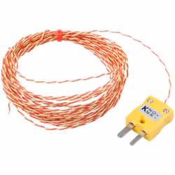 Type de thermocouple = K Diamètre de la sonde = 1/0.2mm Longueur de la sonde = 5m Température maximum détectée = +250°C Type  ...