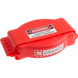 Rs Pro - Verrouillage de robinet-vanne ajustable 4 serrures pp ( Prix pour 1 )