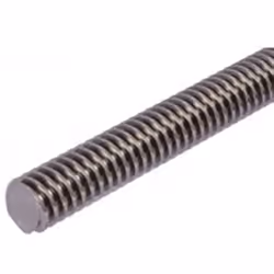 Taille du cordon = 4mm Diamètre d'arbre = 18mm Longueur d'arbre = 1000mm Vis-mère - Acier. Les formes de filetages laminés tr ...