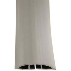 Protège câble RS PRO, Ø interne: 7.4mm 7.4 x 3.8mm, long.: 1.83m, larg.: 25,4 mm, PVC Gris ( Prix pour 1 )
