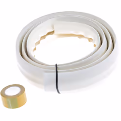 Diamètre interne = 14.8mm Longueur = 1.83m Dimensions internes = 14.8 x 7.8mm Couleur = Blanc Matériau = PVC Gaine de câble e ...