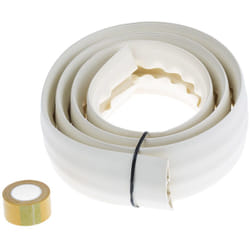 Rs Pro - Protège câble ø interne: 19mm 19 x 10.9mm, long.: 1.83m, larg.: 66 mm, pvc Blanc ( Prix pour 1 )