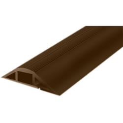 Viso - Protège câble rs pro, ø interne: 7.4mm 7.4 x 3.8mm, long.: 1m, larg.: 25,4 mm, pvc Marron ( Prix pour 1 )