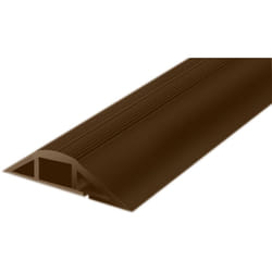 Rs Pro - Protège câble ø interne: 14.8mm 14.8mm, long.: 1m, larg.: 50,8 mm, pvc Marron ( Prix pour 1 )