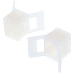Embase pour serre-câbles 23mm x 13,8 mm, ø fixation 5.3mm ( Prix pour Sachet de 100 )