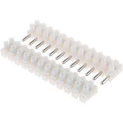 Rs Pro - Bornier de raccordement 12 pôles , a visser, 4mm², 3 24A ( Prix pour 1 )