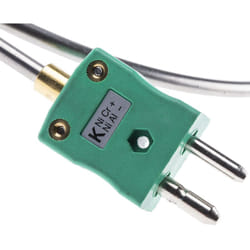 Rs Pro - Thermocouple type k ø 4.5mm, l 750mm, +1100°C max à Fiche mâle standard ( Prix pour 1 )